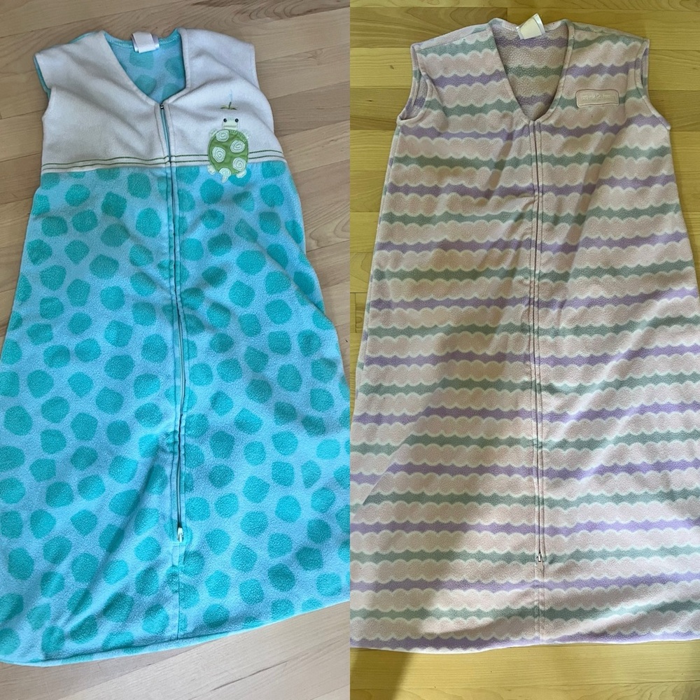 XL halo polyester fleece sleep sack
